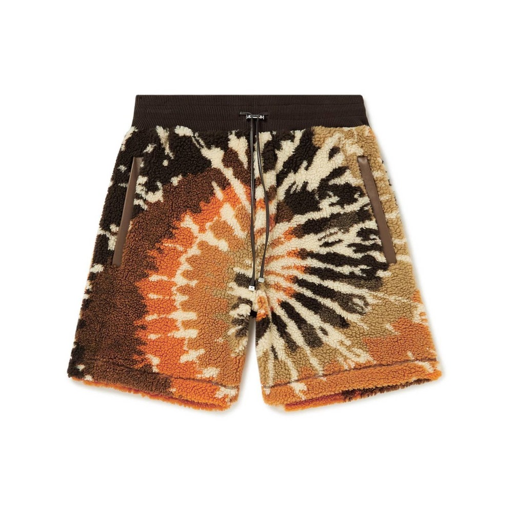 Amiri polar fleece tie-dye shorts size XL